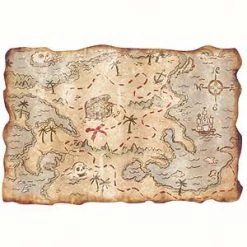 Vendor-unknown Treasure Map Decorations & Gifts