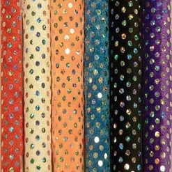 Vendor-unknown Velour With 3mm Hologram Dots