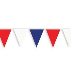 Vendor-unknown Red, White And Blue Flag Pennant Patriotic