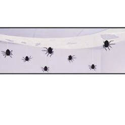 Vendor-unknown Spooky Spider Ceiling Drape *DS*