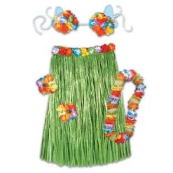 Vendor-unknown Shirts, Skirts And Pants Complete Hula Set