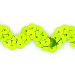 Vendor-unknown 1/2 Fluorescent Flat Sequin Wave Trim (Non-Stretch) Newest Products