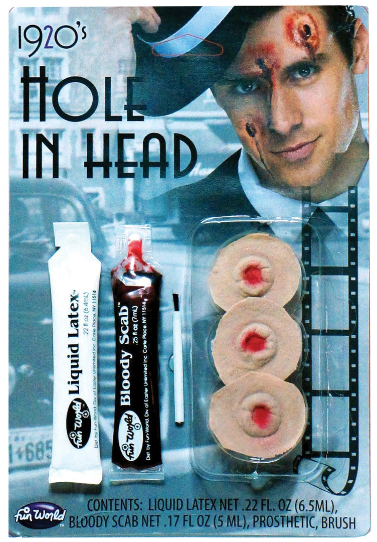 Morris Costumes FX Kit Hole In Head 1 Morris Costumes FX Kit Hole In Head