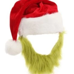 Theatre House Beards And Mustaches The Grinch Plush Hat With Beard