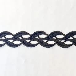 Theatre House Black Woven Trim
