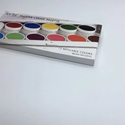 Theatre House Newest Products Master Creme Palette 1.69oz./48gm., 12 Colors (Metal Palette) - LKP-12