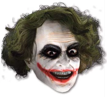 Theatre House Joker 3/4 Mask With Hair - Dark Knight Trilogy Newest Products 1 Theatre House Joker 3/4 Mask With Hair - Dark Knight Trilogy Newest Products