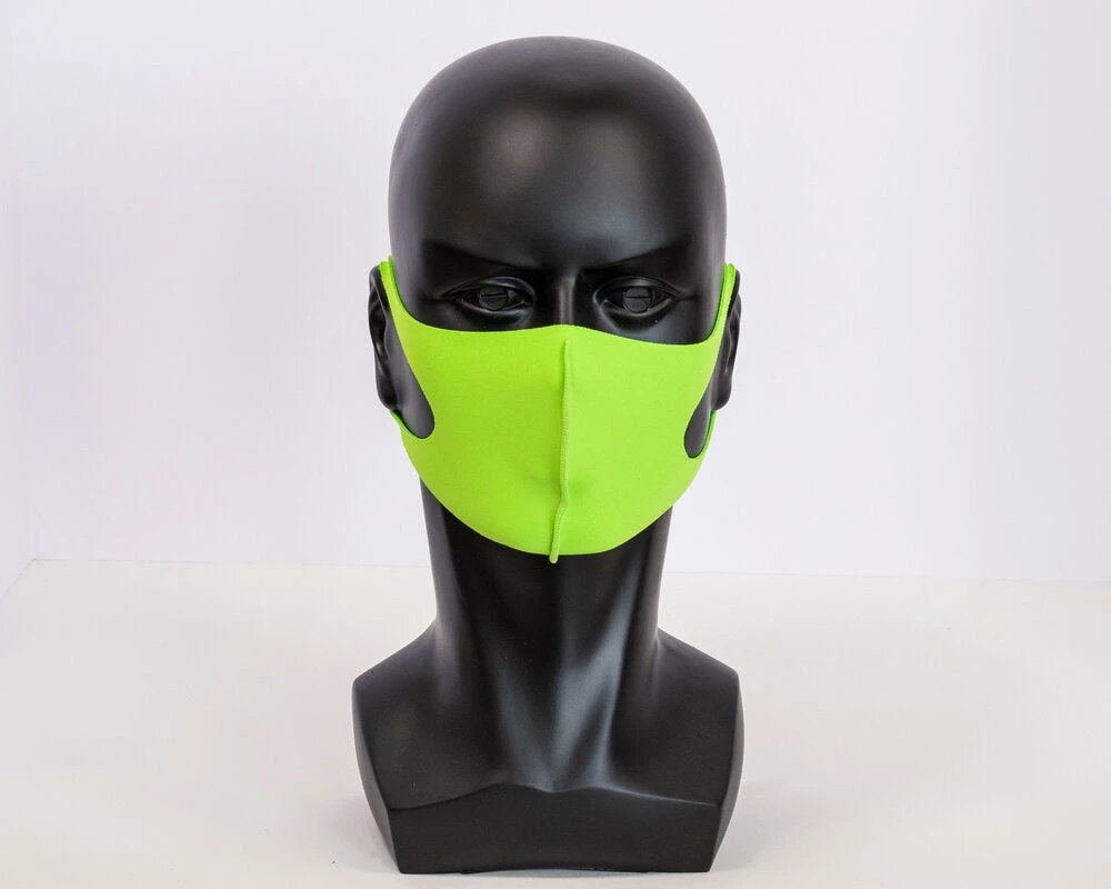 Theatre House Solid Color Neoprene Breathable Antimicrobial Face Masks 6 Theatre House Solid Color Neoprene Breathable Antimicrobial Face Masks