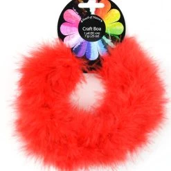 Midwest Designs Feather Boas Craft Boa 1-Yard : Red, Black & White